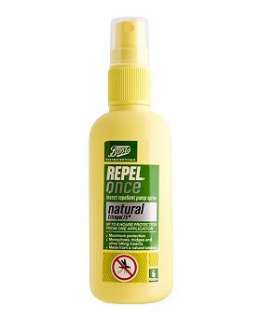 Boots Pharmaceuticals Repel Once Insect Repellent Pump Spray (100ml 
