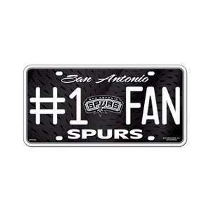  San Antonio Spurs License Plate   #1 Fan Sports 