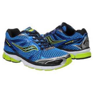 Athletics Saucony Mens ProGrid Guide 5 Royal/Citron Shoes 