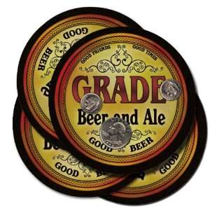  GRADE Family Name Beer & Ale Coasters 