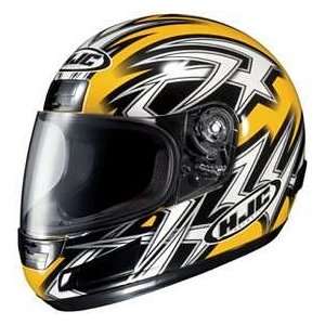 HJC CS 12 CS12 ECHO MC 3 YL/WH/BK SIZELRG MOTORCYCLE Full Face Helmet 