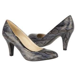 Womens Naturalizer Clava Blue Printed Python Shoes 