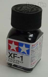 Tamiya 80301 Enamel Paint XF 1 Flat Black (10ml Bottle)  