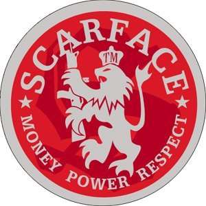  Scarface Lion Button B 2391 Toys & Games