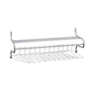 Safco 48 in Wall Mounted Coat Rack w/ Hangers  Kitchen 