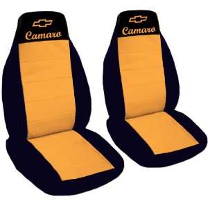   black and orange car seat covers for 2000 Chevrolet Camaro