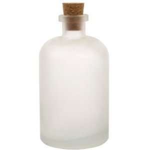 8 oz. Frosted Apothecary Glass Bottle