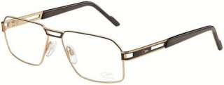 Cazal Eyeglasses 7024 001 Black Gold Optical Frame  