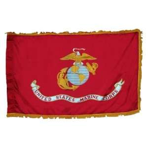  Marine Corps Flag 2X3 Foot E Poly PH and FR Patio, Lawn 