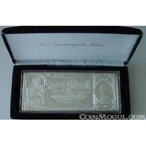  $1000 Silver Bar Proof Toys & Games