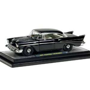  1957 Chevrolet Bel Air 210 Hardtop 1/24 Black Toys 