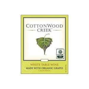 Cottonwood Creek White Table Wine 2009 750ML Grocery 