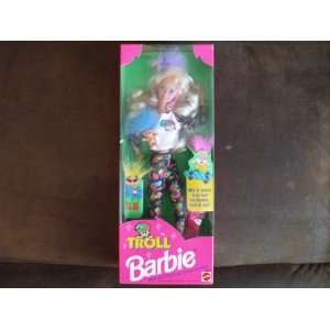  1992 Troll Barbie Doll with Mini Troll Doll Toys & Games