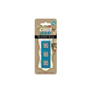 Chip Art    Hearts (includes 3 ornamental chipboard stamps)