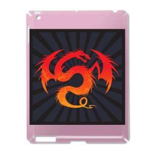  iPad 2 Case Pink of Tribal Fire Dragon 