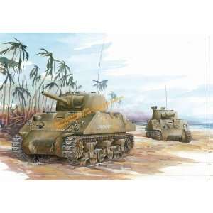 DRAGON MODELS   1/35 M4A2 Tarawa Sherman Tank Okinawa (Plastic Models 