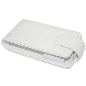  iTALKonline WHITE Flip Case/Cover/Pouch for Sony Ericsson 
