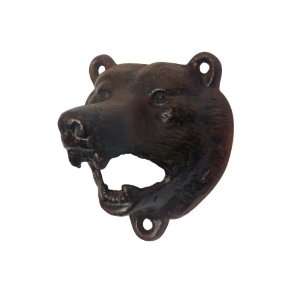  Grizzly Bear of the Woods Cast Iron Bottle Opener Set of 
