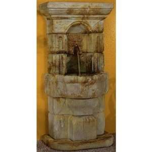   5227DF Wall Cast Stone Linari Green Man Fountain
