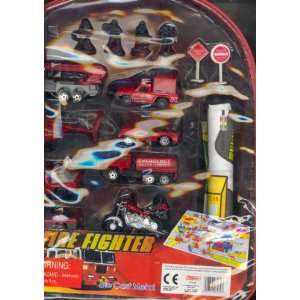  Fire Fighter Backpack Playset Toys & Games