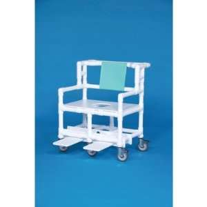  Bariatric Shower Chair with 28 Between Arms Mesh Backrest 