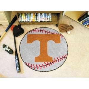  Tennessee UT Vols Volunteers Baseball Shaped Area Rug 