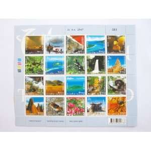  Beautiful Thai Stamps Unseen Thailand in 2004 (80 Pieces 