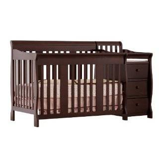 Stork Craft Portofino 4 in 1 Fixed Side Convertible Crib and Changer 