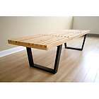 SLAT NATURAL ACCENT BENCH NEW