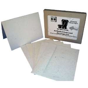  Mr. Ellie Pooh Elephant Dung Paper A2 Folded Note Card/Envelope 