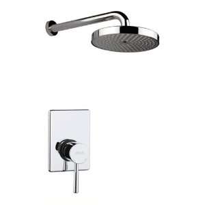   Polished Chrome Shower Mixer With Shower Arm And Shower Head 44CR5181