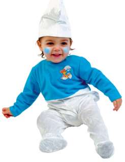 Schlümpfe Baby Schlumpf Kostüm Zwerg 12 bis 18 Monate  