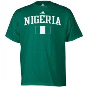  Nigeria 2010 World Cup Futbol / Soccer Country Tee Adult T 