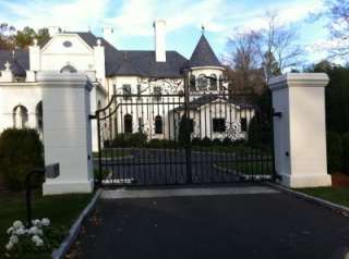 GREAT HAND MADE IRON ESTATE MANSION DRIVEWAY GATES DWG5  