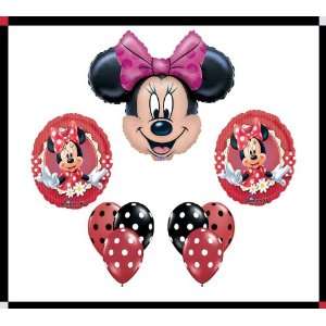  Disney Minnie Mouse Polka Dot Design Balloon Set Party 