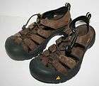 Mens size 8.5 41 KEEN Brown Leather Trailhead Newport Sport Sandals 