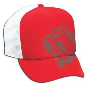  Brine King Fitted Trucker Hat RED