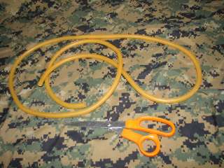   OD 3/8 large sling shot rubber 5 ft piece military surplus  