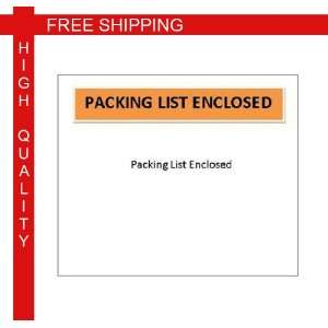  PACKING LIST ENCLOSED 2.5MIL ENVELOPES PANEL FACE 5.5 INCH 