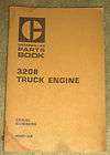 1977 CATERPILLAR 3208 DIESEL TRUCK ENGINE PARTS MANUAL S/N 40S1 UP
