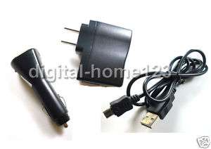 AC Wall Car Charger USB Cable For Samsung HM1000 HM1500  