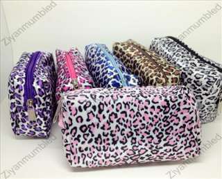 Fashion Cute Leopard Print Coin Case Makeup Pouch Card Bag Purse Zero 