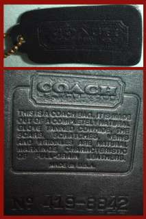 Vintage Dark Brown COACH SHOULDER BAG No.419 8842 approx 8x11in with 