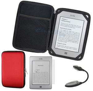   EVA Pouch Case Cover For  Kindle Touch+LCD Film+LED Light  