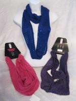 SEQUINED INFINITY SCARF~WEAR 3 WAYS CHOOSE COLOR NWT  