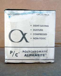 boxes Weber Costello Alphasite Chalk 3 1/4 X 3/8 in (Total  6 Gross 