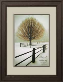 Framed Art, Solitude, Be Still, Psalm 4610 , Brand New FREE 