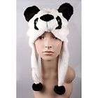 Cartoon animal panda cute fluffy plush Hat cap H1411