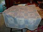antique vintage baby quilt hand embroidered 