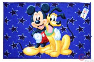 Disney Mickey Mouse w/Pluto Carpet/Accent Mat 36x23  